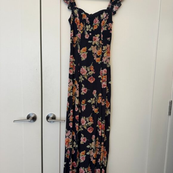 Flynn Skye Bardot Maxi Dress Floral Print Size S - Picture 5 of 12